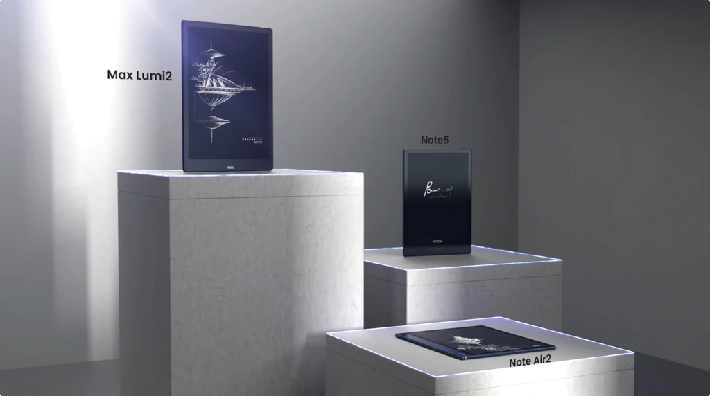Introducing Three New Android 11 E Ink Tablets: BOOX Note Air2, Note5 And Max Lumi2