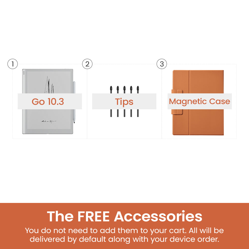 BOOX Go 10.3 | 4.6mm Monochrome ePaper Notepad – The
