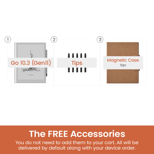 BOOX Go 10.3 (Gen II) Series | Paper-thin B&W ePaper Tablets for