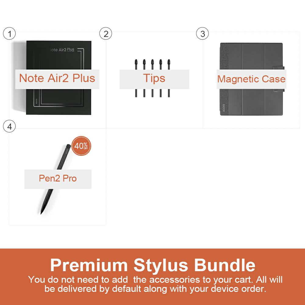 BOOX Note Air2 Series - Hong Kong / Premium Stylus Bundle