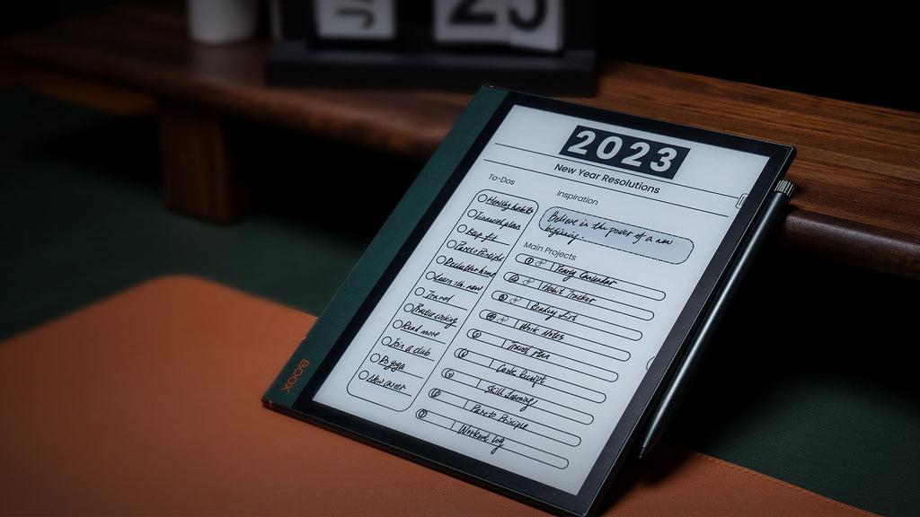 5 Tips to Keep Your New Year's Resolutions with BOOX