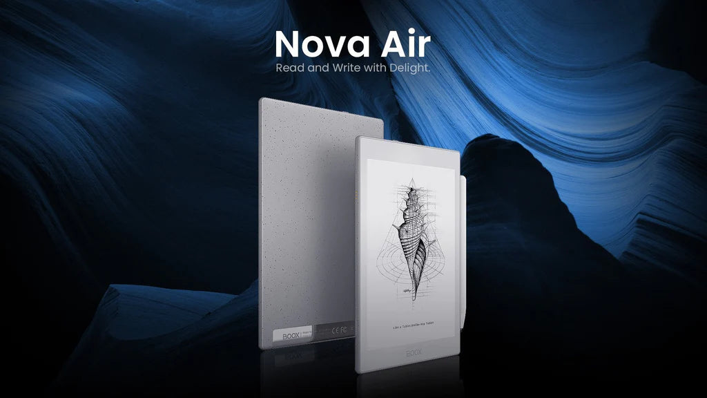 隆重推出 BOOX Nova Air：超輕薄 7.8 吋電子墨水平板電腦