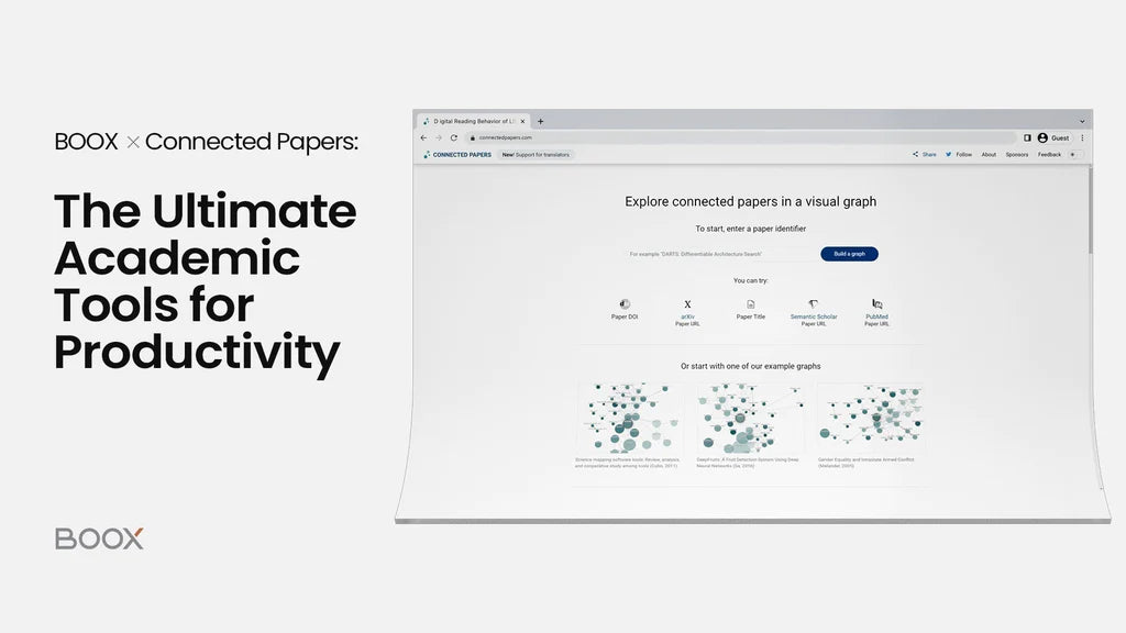 BOOX x Connected Papers: The Ultimate Academic Tools for Productivity
