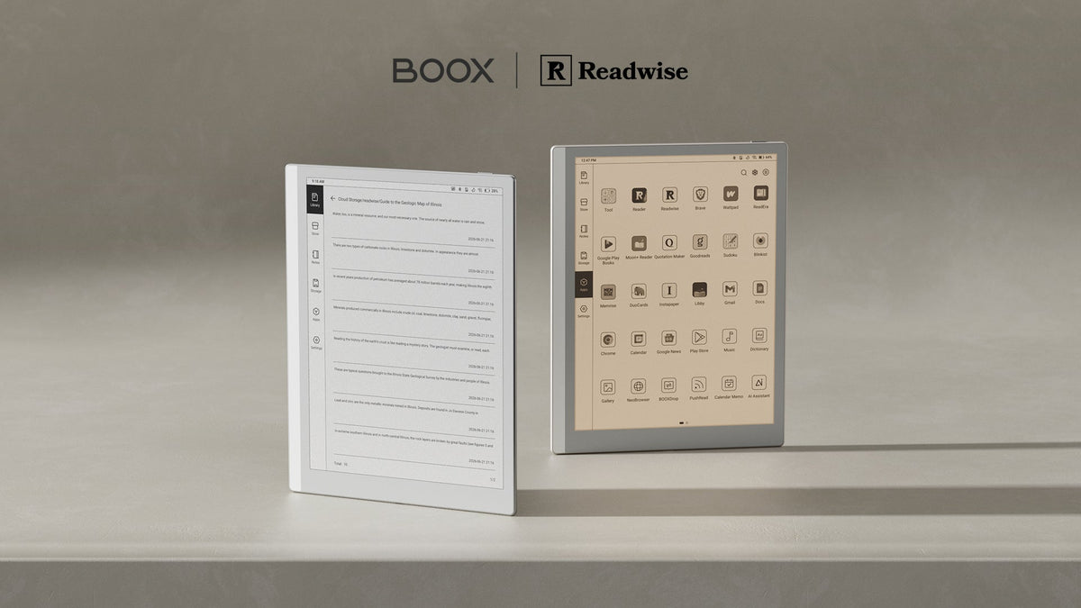 BOOX 與 Readwise 整合，將閱讀與記憶無縫銜接
