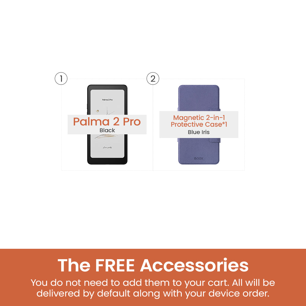 BOOX Palma 2 Pro | 6.13'' Color Mobile ePaper with 5G Data Support