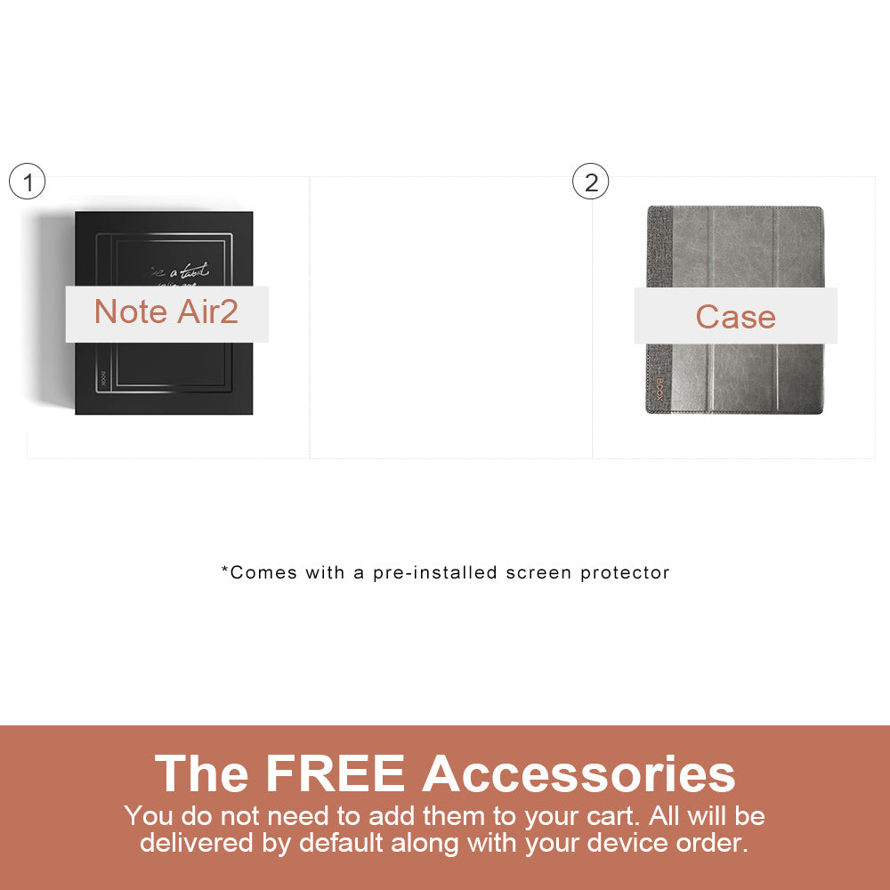 BOOX Note Air2 ペン、カバー付き BOOX Note Air2 Series with Plus | 10.3'' Versatile ePaper Notepads