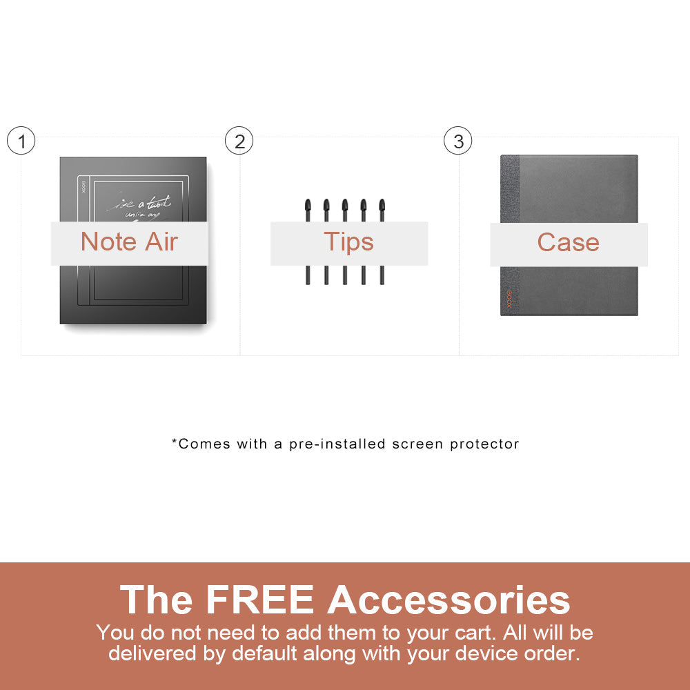 BOOX Note Air Set With Free Accessories