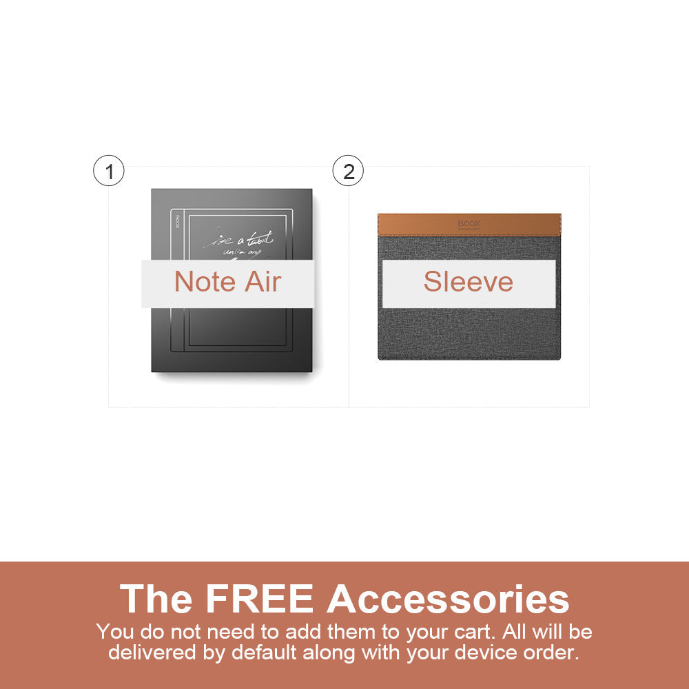 BOOX Note Air Set With Free Accessories - US